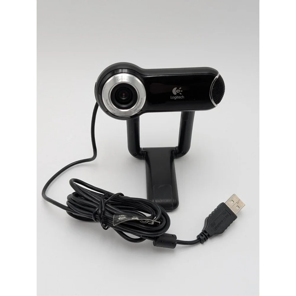 Logitech Cam Webcam Carl Zeiss Tessar 2.0/3.7 2MP Autofocus Camera WORKS